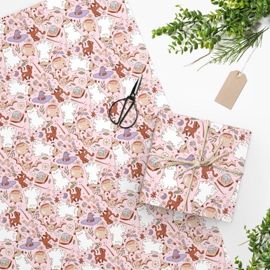 Discover Boho Ghost Wrapping Paper