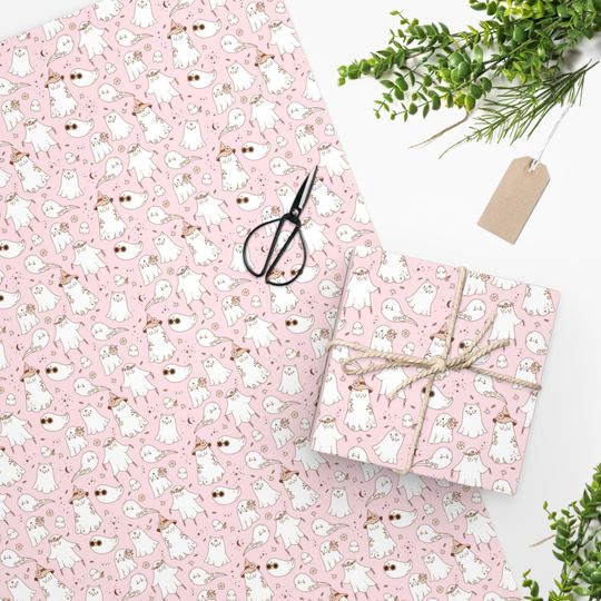 Discover Boho Ghost Wrapping Paper