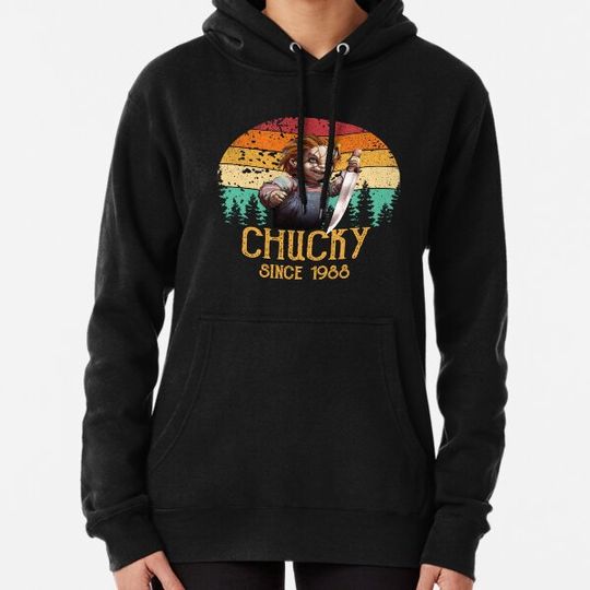 Discover Vintage Horror Chucky Since 1988 Hoodies