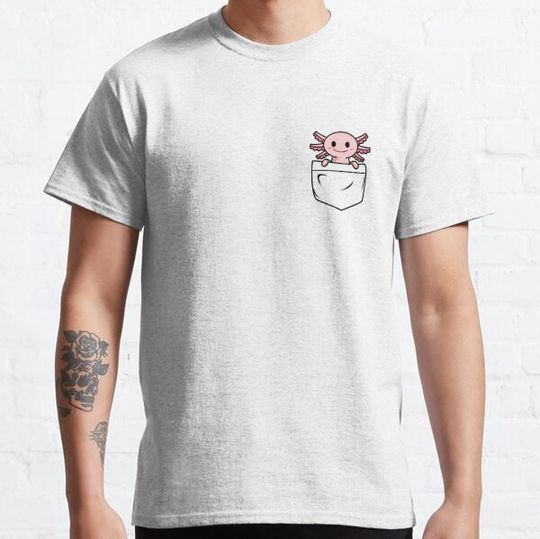 Discover Axolotl Pocket T-shirt T-shirts
