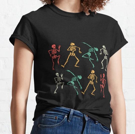 Discover Dancing Skeletons Dance Challenge For Men T-shirts