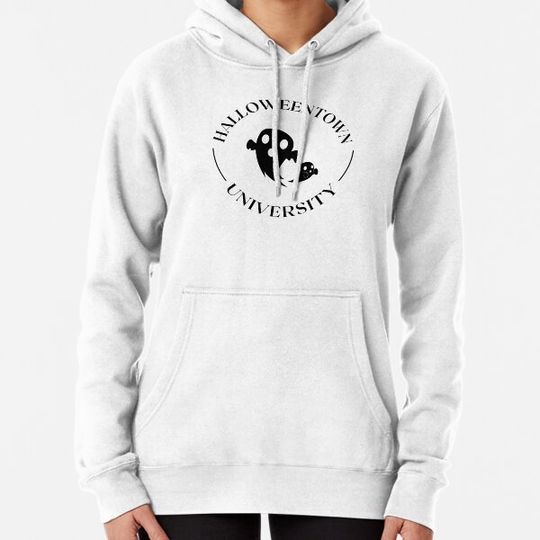 Discover Halloweentown and Chill Ghosts Halloween town University Cute Fall Vintage Funny Fall School Gift Hoodies