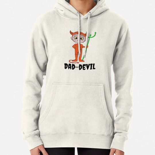Discover Halloween Dad Cute Devil Hoodies