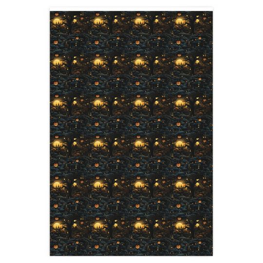 Discover Halloween Tree Wrapping Paper, Halloween Wrapping Paper
