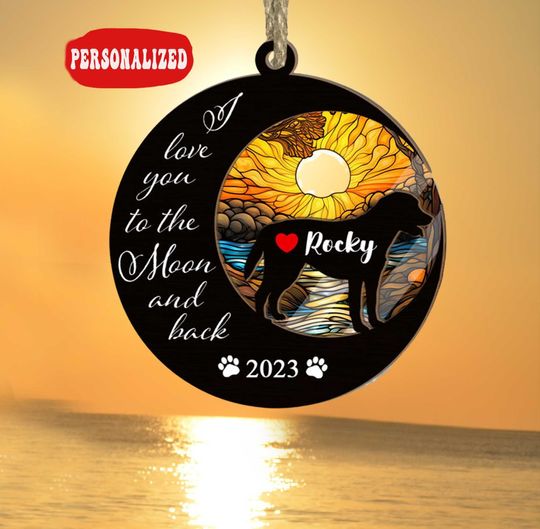 Discover Labrador Retriever Suncatcher Ornament