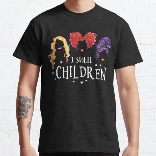 Discover I Smell Kids Children Halloween Funny Costume Witches T-shirts