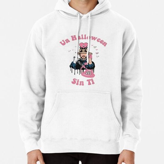Discover Un Halloween Sin Ti Hoodie and Sticker