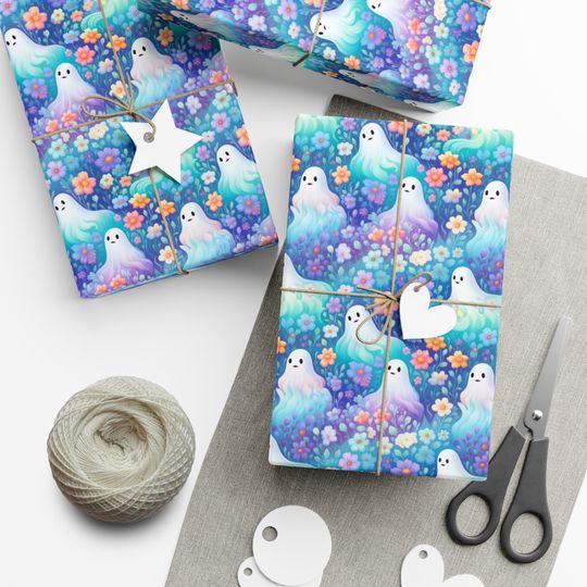 Discover Playful Halloween Ghost Wrapping Paper