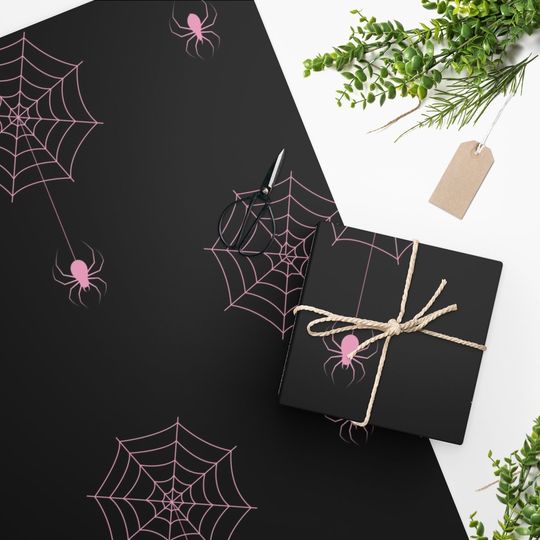 Discover Spider Web Wrapping Paper