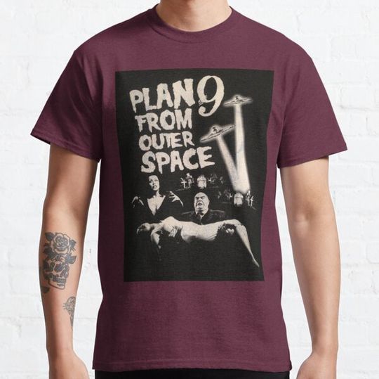 Discover Plan 9 from outer space - the movie T-shirts