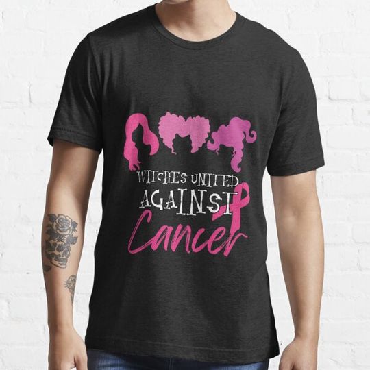 Discover Breast Cancer Halloween - Tinypurpleland T-shirts