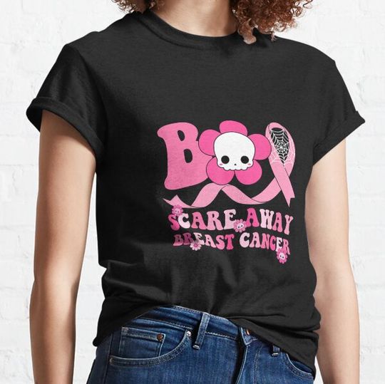 Discover Groovy Boo Halloween Scare Breast Cancer Awareness T-shirts