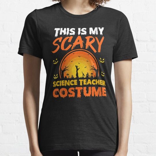Discover Happy Halloween This Is My Scary Science Teacher Costume classic T shirt T-shirts