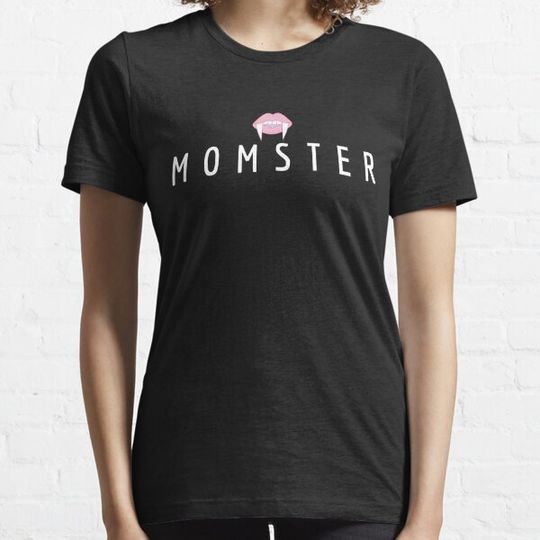 Discover Mom Ster Halloween Black Momster T-shirts