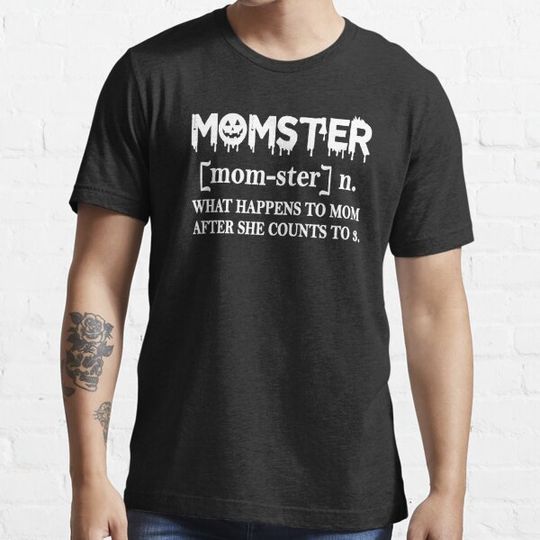 Discover momster mom funny halloween spooky mama definition T-shirts
