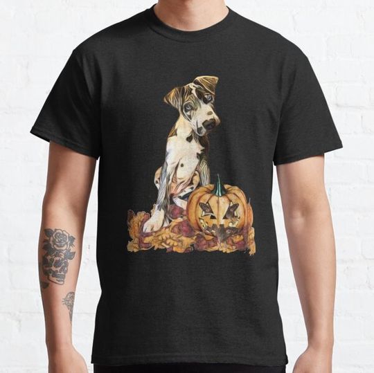 Discover Great Dane With Pumpkin  Design T-shirts