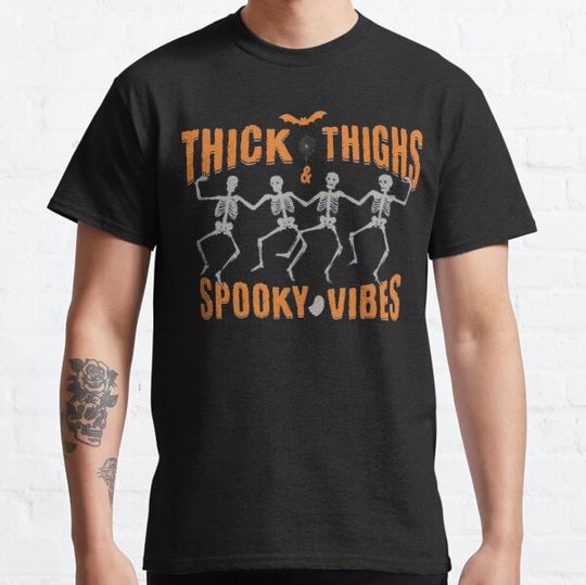 Discover Thick Thighs And Spooky Vibes T-shirts