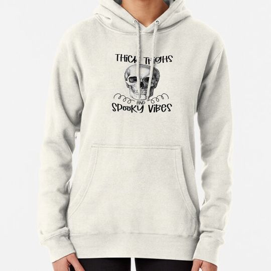 Discover Thick Thighs And Spooky Vibes Halloween Hoodies