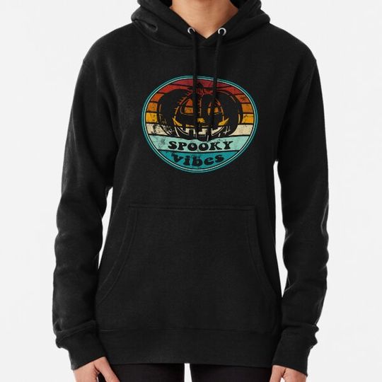 Discover Spooky vibes pumpkin Hoodies