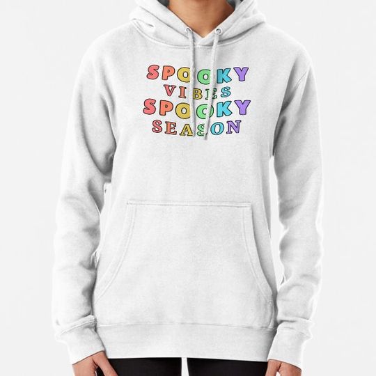 Discover Colourful Spooky Vibes spooky season Hoodies