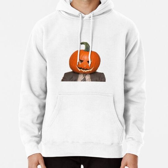 Discover Dwight Pumpkin Head Hoodies
