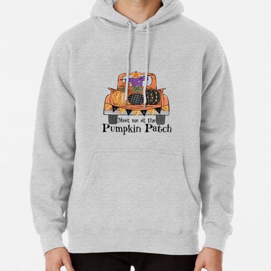 Discover Halloween meet me at the pumpkin patch design Hoodies