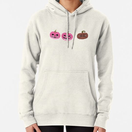 Discover Two in the pink, one in the stink Funny Halloween humor 2023 Pink pumpkin Hoodies