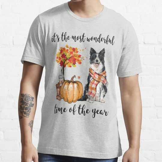 Discover Border Collie Dog and Autumn T-shirts