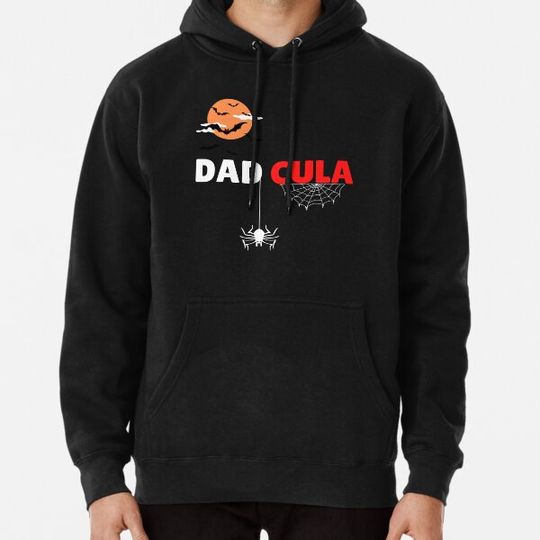 Discover Momster and Dadcula Halloween Hoodies