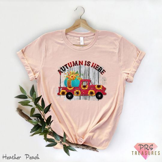 Discover Autumn Is Here Shirt, Harvest Shirt, Thanksgiving Shirt, Pumpkin Shirt Fall, Fall Women's Shirt, Leaf falls Tshirt Autumn Gift Tshirt,