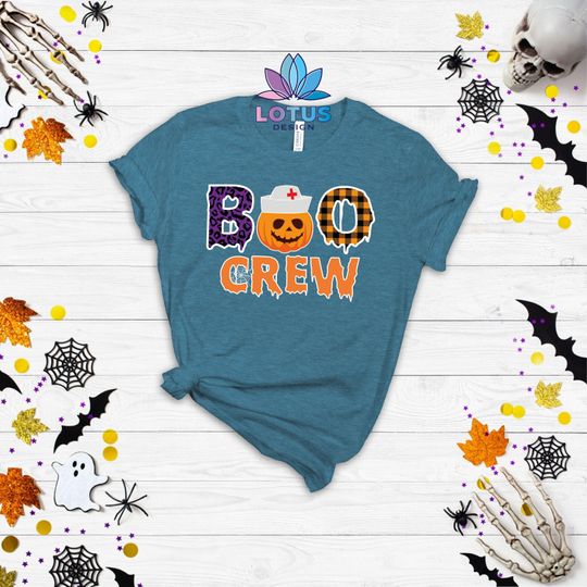 Discover Boo Crew Halloween Nurse T-shirt
