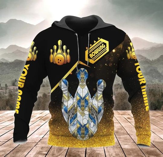 Discover Customized Bowling Hoodie - Unique Gift for Bowling Enthusiasts