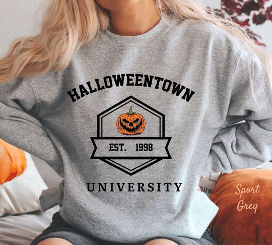 Discover Halloweentown University Sweater | Fall Halloween Sweatshirt | Halloween Town Crewneck Shirt | Fall Pumpkin Pullover | Halloweentown Sweater