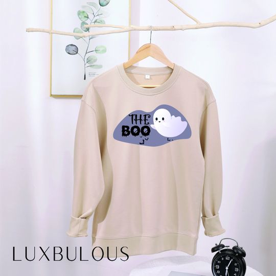 Discover Custom Halloween The Boo Clothing, Halloween costume shirts, Personalized spooky t-shirt print, Custom ghostly apparel,Trick-or-treat Outfit