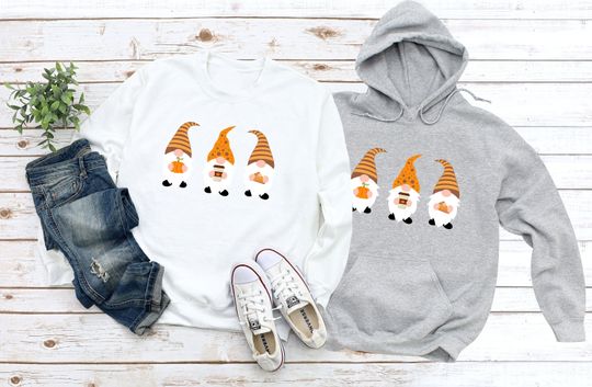 Discover Thanksgiving Gnome Sweatshirt for Autumn Days