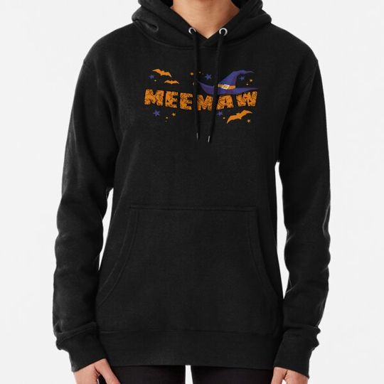 Discover Meemaw Witch Cute Grandma Meemaw Halloween Costume Funny Hoodies