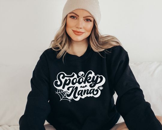 Discover Spooky Grandma Sweatshirt - Custom Gift for Halloween