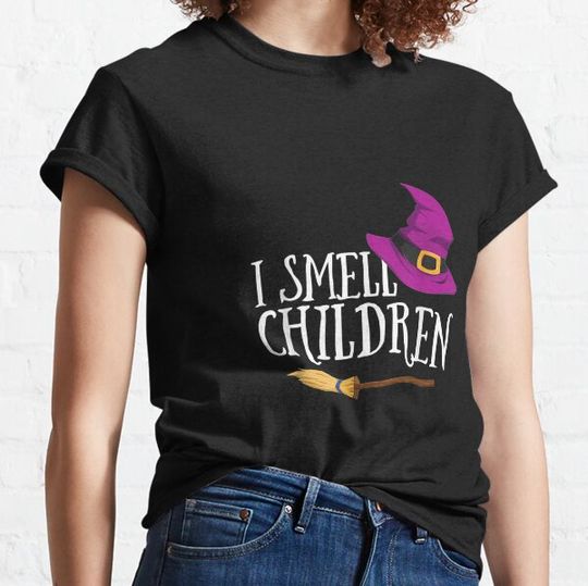 Discover I Smell Children Teacher Halloween Witch Tshirt For Women T-shirts