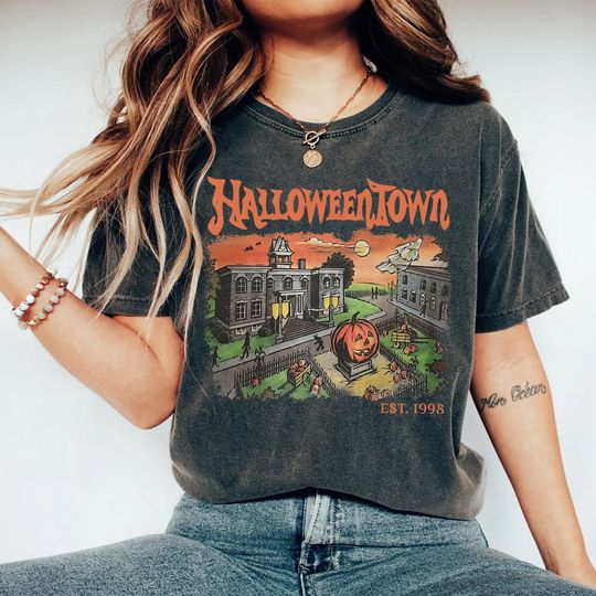 Discover Halloween Town and Chill Shirt - Spooky Party Outfit