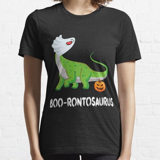 Discover Halloween Ghost Dinosaur Brontosaurus Boo T-shirts