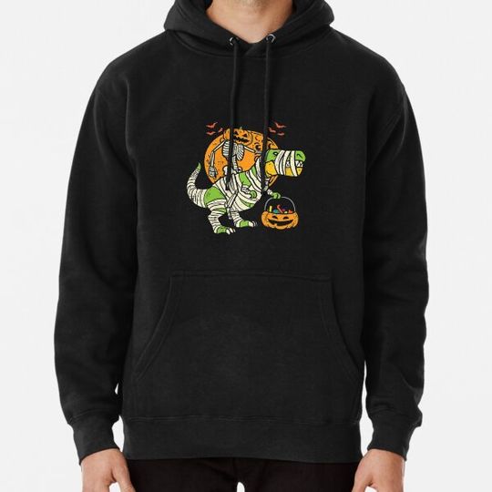 Discover Halloween Funny Dinosaur Hoodies