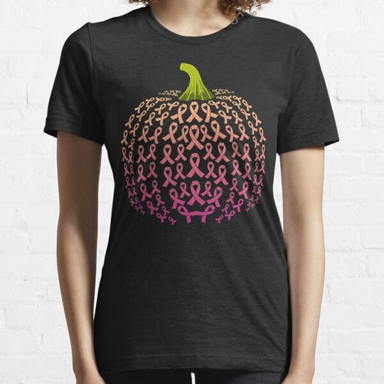 Discover Pink Pumpkin Breast Cancer Awareness Halloween T-shirts