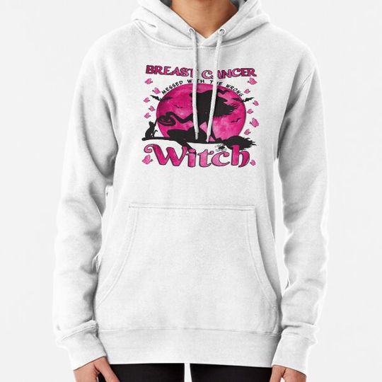 Discover In October We Wear Pink Funny Halloween Breast Cancer Hoodies