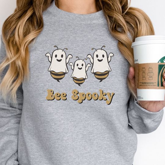 Discover Bee Spooky Crewneck Sweatshirt for Halloween