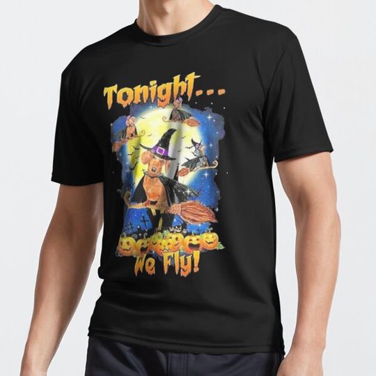 Discover Tonight Dachshund Witch We Fly Halloween T-shirts