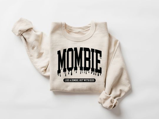 Discover Halloween Mom Sweatshirt - Spooky Mombie Design for Moms
