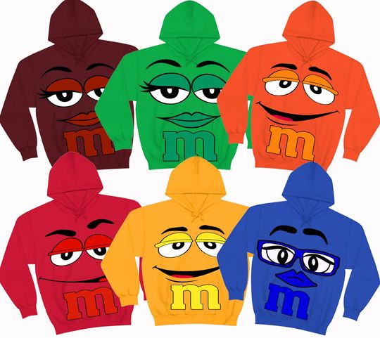 Discover M&M Candies Family Costume Sweatshirt for Halloween