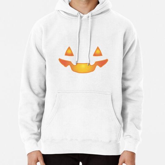 Discover Cute and Kawaii Scary Halloween Pumpkin and Jack O Lantern Face 7 Hoodies