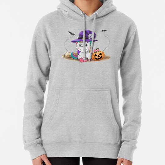 Discover cute unicorn pumpkin halloween Hoodies