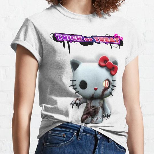 Discover kitty trick or treat T-shirts